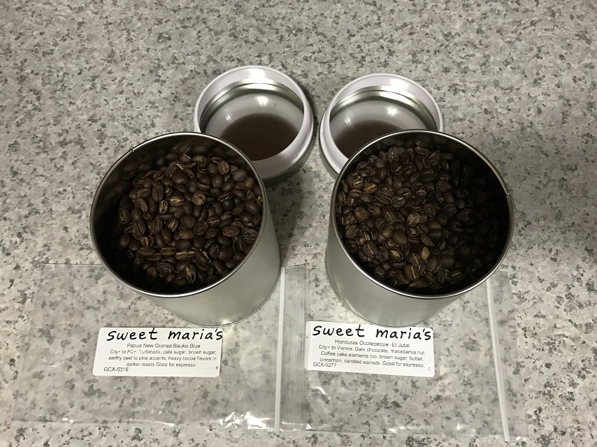 Sweet Maria's home roasted coffee