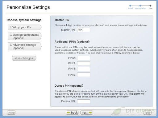 SimpliSafe Options